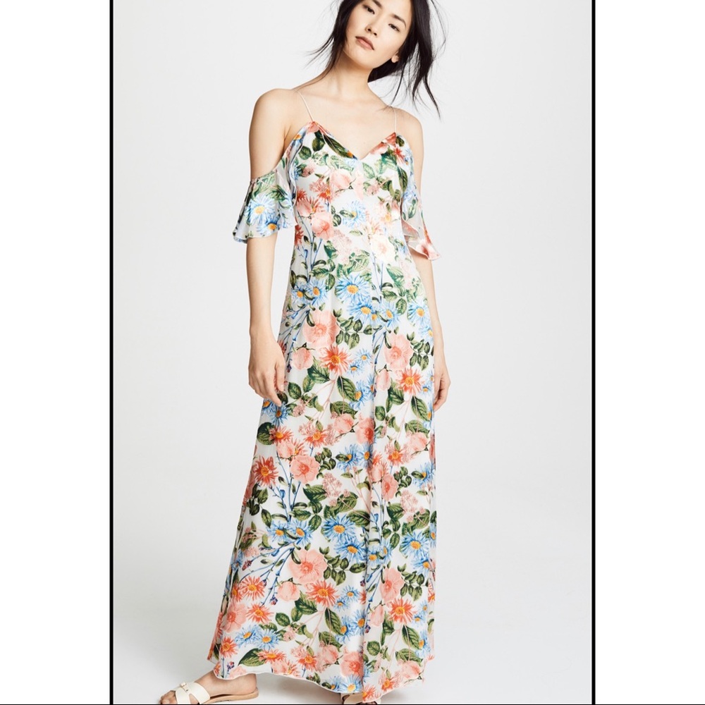 Alice and Olivia Alves Floral Maxi Dress